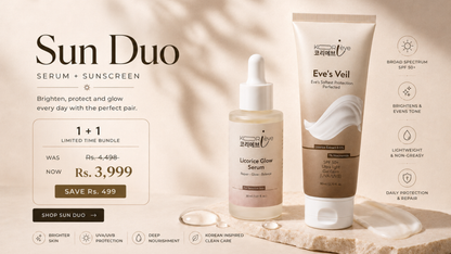 Sun Duo Brighten. Protect. Glow.