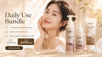 "Korieve. The Glow Routine, Simplified."